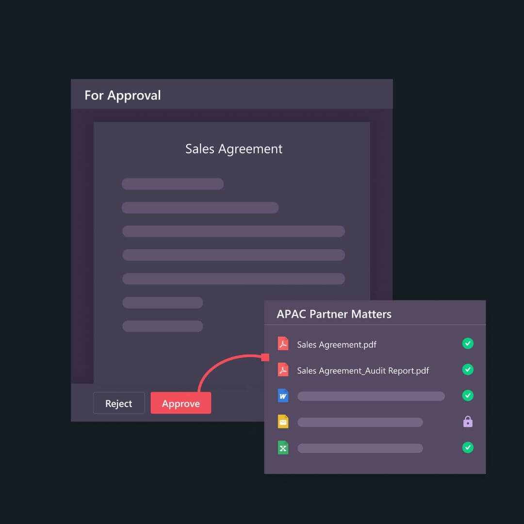 Document Management System (DMS) with Automated Approval Routing Document Hub - Automated Record Filing Upon workflow Completion